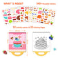 2+1 GRATIS！！Herbruikbaar DIY Stickerboek voor Kinderen – Creatief Plakplezier & Eindeloos Combineren