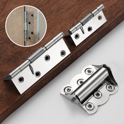 🚪 50% KORTING! Zelfsluitend Deurscharnier met Roestvrijstalen Veer – Deur Sluit Altijd Vanzelf | Eenvoudig te Monteren 🔧✨