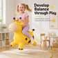 🦒🎵 Muzikale Opblaasbare Rijgiraffe voor Kinderen – Speels Springplezier & Muziek – 50% KORTING