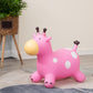 🦒🎵 Muzikale Opblaasbare Rijgiraffe voor Kinderen – Speels Springplezier & Muziek – 50% KORTING