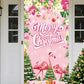 🎄 2+1 GRATIS – Kerstdeurdecoratie met Kerstman & Sneeuwpop – Feestelijke Prints, Kleurvast Polyester & Makkelijk Op Te Hangen