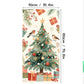 🎄 2+1 GRATIS – Kerstdeurdecoratie met Kerstman & Sneeuwpop – Feestelijke Prints, Kleurvast Polyester & Makkelijk Op Te Hangen
