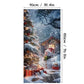 🎄 2+1 GRATIS – Kerstdeurdecoratie met Kerstman & Sneeuwpop – Feestelijke Prints, Kleurvast Polyester & Makkelijk Op Te Hangen
