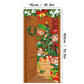 🎄 2+1 GRATIS – Kerstdeurdecoratie met Kerstman & Sneeuwpop – Feestelijke Prints, Kleurvast Polyester & Makkelijk Op Te Hangen