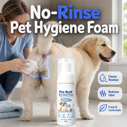 🐾1+1 GRATIS – Spoelvrij Hygiëneschuim voor Honden & Katten – Verwijdert Vuil & Geurtjes – Zacht voor de Huid🛁