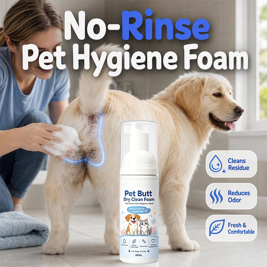 🐾1+1 GRATIS – Spoelvrij Hygiëneschuim voor Honden & Katten – Verwijdert Vuil & Geurtjes – Zacht voor de Huid🛁