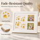🐾 50% KORTING! DIY-herinneringsset voor pootafdrukken van huisdieren – houten lijst, zachte klei & ruimte voor een foto – bewaar een dierbare herinnering voor altijd 🖼️🐱