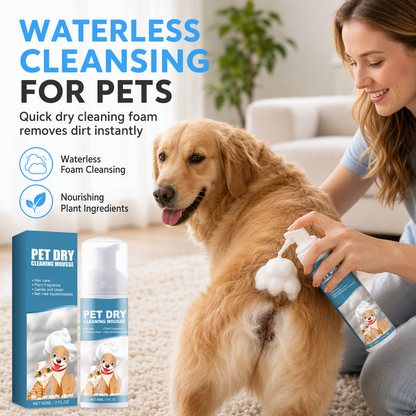 2+1 GRATIS – Droogreinigende Schuimshampoo voor Puppy’s & Kittens – Zonder Water – Zachte Dagelijkse Verzorging