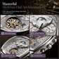 🕰️ Tonneau Herenhorloge met Skeleton Wijzerplaat | Chronograaf & Maanstand | Opvallend Design met Siliconen Band