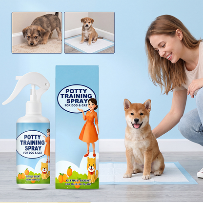 2+1 GRATIS – Milde Zindelijkheidstrainingsspray voor Huisdieren – Voor Eenvoudigere Toilettraining