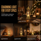 🏮 2+1 GRATIS! Vintage LED Decoratieve Lantaarn – Hittevrije Flikkerende Vlam | Retro Sfeer voor Thuis & Tuin 🕯️✨