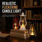 🏮 2+1 GRATIS! Vintage LED Decoratieve Lantaarn – Hittevrije Flikkerende Vlam | Retro Sfeer voor Thuis & Tuin 🕯️✨