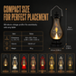 🏮 2+1 GRATIS! Vintage LED Decoratieve Lantaarn – Hittevrije Flikkerende Vlam | Retro Sfeer voor Thuis & Tuin 🕯️✨