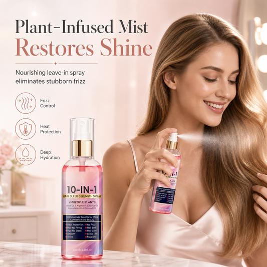 10-in-1 Leave-In Conditioner Spray – Hydraterende Haarverzorging voor Zacht & Glad Haar