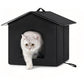 🐱 60% KORTING – Geïsoleerd Kattenverblijf voor Buiten | Weerbestendig & Warm | Voor Tuin, Terras & Buitenruimte