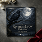 🖤 2027 Wandkalender met Raven | 12 Maanden Vol Mystieke Beelden | Origineel Cadeau voor Liefhebbers van Bijzondere Natuur