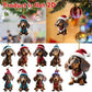 🐕 CHRISTMAS SALE – KOOP 2, KRIJG 1 GRATIS | Puppy Kerstornamenten | 5 Stuks per Set | Voor Kerstboom & Feestdecoratie