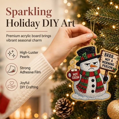 🎄 KOOP 2, KRIJG 1 GRATIS – Kerstparelkunst DIY Set | Maak Zelf een Feestelijk Hangornament | Creatief & Sfeervol voor Thuis