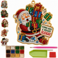 🎄 KOOP 2, KRIJG 1 GRATIS – Kerstparelkunst DIY Set | Maak Zelf een Feestelijk Hangornament | Creatief & Sfeervol voor Thuis