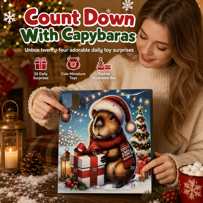 🎄 50% KORTING – Capibara Kerstadventskalender – Elke Dag Een Klein Verrassingsmoment Tot Kerst