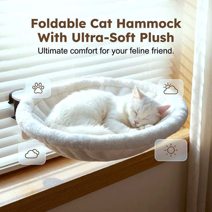 🐾 60% KORTING – Opvouwbare Raamhangmat voor Katten | Comfortabele Rustplek zonder Veel Ruimte in te Nemen