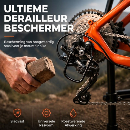🚲 NU 50% KORTING – Stalen Achterderailleur Beschermer voor Extra Bescherming tijdens het Fietsen