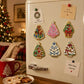 ✨🎄Kerstspecial: Koop 2 Sets, Krijg 1 Set Gratis – DIY Kerstmagneten met Acrylbord, Designs naar Keuze
