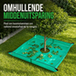 🍂 60% KORTING – Tuinbladopvangmat met Centrale Opening | Handig voor het Verzamelen van Bladeren en Tuinafval