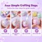 📢📢50% KORTING !! ⏰🧪DIY-set om knijpballen te maken – meng kleurrijke klei en glinsterende vulmaterialen, lekvrij en langzaam opzwellend plezier. Knutselen zonder geknoei voor kinderen! 🎨✅