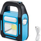 💡 Draagbare Solar COB Werk- en Noodlamp – 3 Lichtstanden, Solar/USB Oplaadbaar & IP44 Waterdicht | Voor Camping, Stroomuitval & Klussen | 50% KORTING! ✨