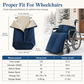 🧣 WINTERAANBIEDING – 60% KORTING op de Warme Rolstoel Beenwarmer | Extra Bedekking voor Onderweg