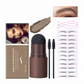 ✨ Wenkbrauwstempel & Haarlijnpoeder Set – Met Sjablonen, Haarband & Kwasten | Waterbestendig & Compleet voor een Natuurlijke Look | 60% KORTING! 🎄