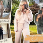 Nu 50% voorjaarskorting🎀2-delige Loungewear – Zo Zacht Als Je Favoriete Moment🌸Voor thuis, voor onderweg, voor altijd comfort
